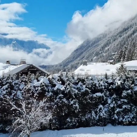 Charming With Swimming Pool In Argentiere Apartament