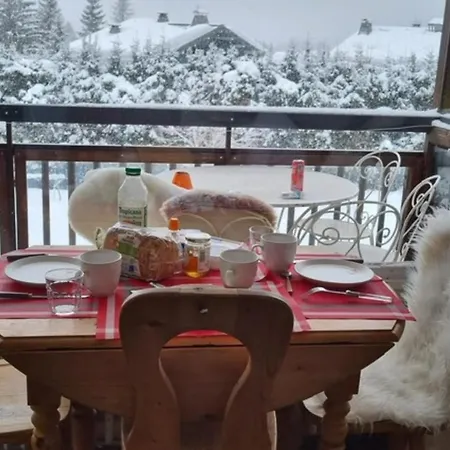 Charming With Swimming Pool In Argentiere Apartament